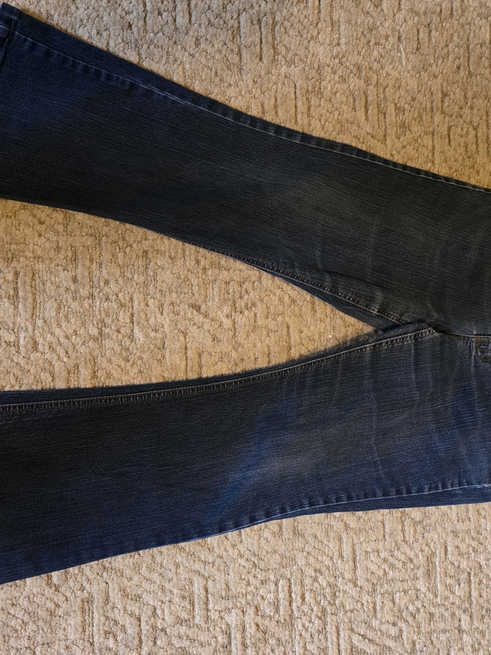 Nine West Dark Blue Boot-Cut Stretch Jeans
